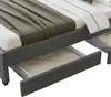 Juskys Polsterbett Lyon 180 x 200 cm grau – Bettgestell mit Produktbild-Vorschau 5
