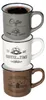 Excellent Houseware Kaffeebecher Cosy - 3er-Set - weis / Produktbild-Vorschau 1