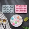 CANDeal 2 kusy silikonové formy ve tvaru srdce s 12 Náhled obrázku produktu 3