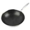 Wokpfanne Edelstahl 30 cm – Tiefer Induktions-Wok mit Produktbild-Vorschau 4