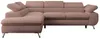 Ecksofa Sofa Rosa, Wohnlandschaft L-Form mit Schlaffunktion Produktbild-Vorschau 7