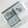 A close-up view of the detergent dispenser compartment of a dishwasher. Náhled obrázku produktu
