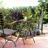 Relaxdays Gartentisch Rattan-Optik, rund, HxD: 75 x 60 cm, Produktbild-Vorschau 3