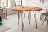 riess-ambiente Runder Esstisch MAKASSAR 120cm natur schwarz Produktbild-Vorschau 2
