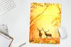 MuchoWow® Mauspad Mousepad Natur - Ölfarbe - Hirsche - Produktbild-Vorschau 5