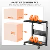 PC Tower Ständer mit Rollen, höhenverstellbar 52–77 cm, 2 Produktbild-Vorschau 4