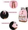 Rucksack für Damen, lässiges, leichtes Canvas-Rucksack-Set, Produktbild-Vorschau 7