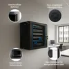Extralink - szafka wisząca 19" 12U 600x600 AZH Czarna Podgląd zdjęcia produktu 15