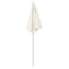 A closed cream-colored umbrella on a white background. Náhled obrázku produktu