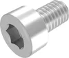 SECCARO Zylinderschraube M5 x 8 mm, Edelstahl V2A VA A2, Produktbild-Vorschau 1