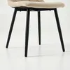Set di 4 sedie da pranzo Relaxdays, in velluto, con gambe Anteprima dell’immagine prodotto 7