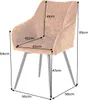 riess-ambiente Drehbarer Retro Stuhl AVIGNON rost braun Produktbild-Vorschau 2