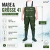 Bituxx Wathose - Gr. 41 Fladen Anglerhose Angelhose Produktbild-Vorschau 6