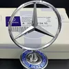 Emblemat znaczka Mercedes metal z grawerem stylowa ozdoba Podgląd zdjęcia produktu 2