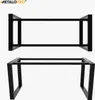 Two black metal table frames are shown against a white background. Anteprima dell’immagine prodotto
