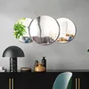 3 autocollants miroirs ronds et en forme de demi-lune – Voir les images du produit 2