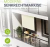 Juskys Senkrechtmarkise Barbados 200x310 cm - Sonnenschutz, Produktbild-Vorschau 2