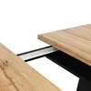 Close-up view of an extendable dining table mechanism. Náhľad obrázku produktu