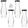 12x MIA MISURA Wein-Karaffe mit Deckel schwarz 1L geeicht Produktbild-Vorschau 3