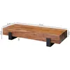 Stolik kawowy SORON 115x22x44 cm Sheesham lite drewno / Podgląd zdjęcia produktu 3