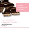 hair2heart Tape Extensions Cheveux humains bouclés - 10 Voir les images du produit 7