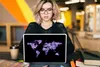 MuchoWow® Laptop Aufkleber Sticker Cover Weltkarte - Produktbild-Vorschau 5