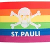FC St. Pauli Kapitänsbinde Totenkopf Regenbogen, Original Produktbild-Vorschau 1