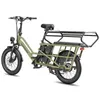 E-Bike für zwei Kinder mit Doppelakku & Kindersitz – Produktbild-Vorschau 3