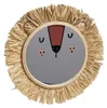 Zrcadlo do dětského pokoje THE KING OF THE JUNGLE, Ø 40 cm Náhled obrázku produktu 1