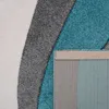 Tappeto di design moderno con motivo astratto a onde e Anteprima dell’immagine prodotto 9
