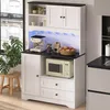 Armoire de cuisine Flieks avec éclairage LED, prises Voir les images du produit 4