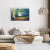 Poster - Poster ohne Rahmen - Wiese Wasser Baum - 91,5x61 Produktbild-Vorschau 6