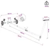 vidaXL Verstellbarer Bootstrailer mit Luftreifen 200 kg Produktbild-Vorschau 7