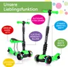 Yoleo Kinderroller mit abnehmbarem Sitz, LED-Rädern, Produktbild-Vorschau 3