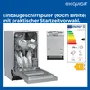 Exquisit START Einbaugeschirrspüler 45 cm, Teilintegriert, Produktbild-Vorschau 2