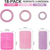 Lockenwickler Set, Professional selbsthaftende Haftwickler Produktbild-Vorschau 2