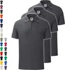 3er Pack Fruit of the Loom Iconic Polo, Farbe:burgund Produktbild-Vorschau 1