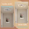 ZMH Deckenlampe LED Deckenleuchte Wohnzimmer Modern Design Produktbild-Vorschau 6