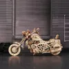 Puzzle 3D Motocicleta cruiser, ROKR, Lemn, 420 Piese Podgląd zdjęcia produktu 4