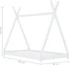 vidaXL Cadre de lit pour enfants Blanc Pin massif 90 x 200 Voir les images du produit 6