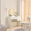 Coiffeuse avec miroir – coiffeuse moderne avec tiroirs et Voir les images du produit 11