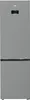 A full-front view of a silver Beko refrigerator. Produktbild-Vorschau