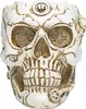 Totenkopf-Blumentopf, handbemalt, Kunstharz, Produktbild-Vorschau 9