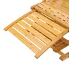 Liegestuhl Sonnenliege Gartenliege klappbar Bambus Produktbild-Vorschau 6