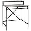 vidaXL Biurko szare Sonoma 80x50x90 cm materiał Podgląd zdjęcia produktu 1