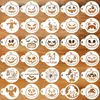 30 Halloween Cookie Stencils, Keksschablonen, Kuchen Dekoration, DIY Voir les images du produit
