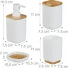 Relaxdays Badezimmer Set, 6-teilig, Badaccessoires Produktbild-Vorschau 5