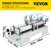 VEVOR 10W Maszyna do napełniania płynem 100-1000ML Maszyna Podgląd zdjęcia produktu 7