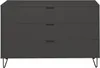 Kommode Erna 119x45x82 Anthrazit matt Lack 14714-D Produktbild-Vorschau 1