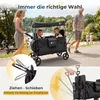 Sekey Faltbar Bollerwagen mit Dach, für 1 bis 2 Kinder, Produktbild-Vorschau 2